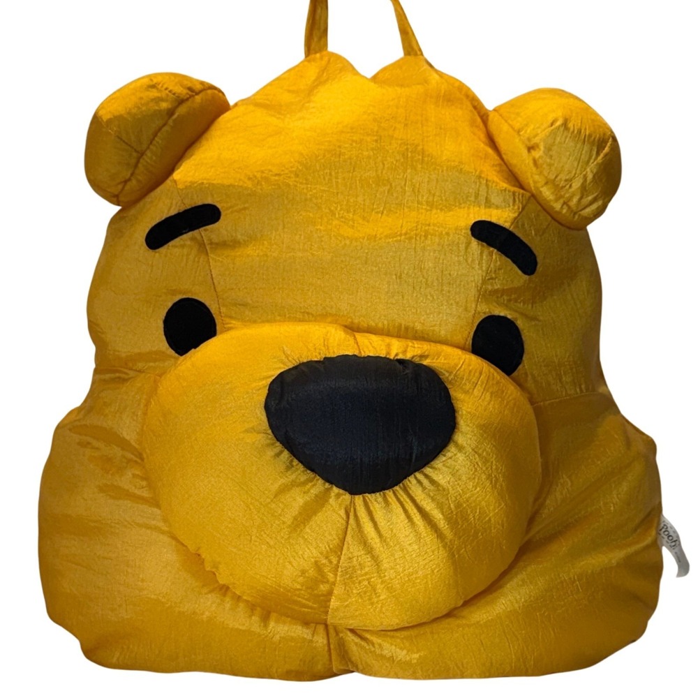 Disney Winnie the Pooh Stuffed Nylon Pillow Plush Collectable 15" Puffalump Pooh